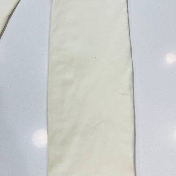 AllSaints Miller Coated Biker Skinny Fit Jeans 28” x 27” In Ivory MSRP $229 - Picture 7 of 9